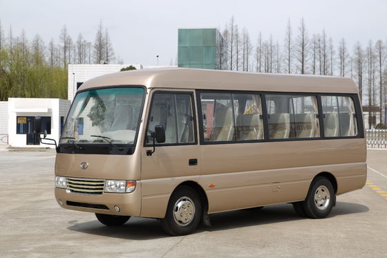 中国 乗りの19の軽い商用車、高い屋根のディーゼル トヨタの通勤者バス サプライヤー