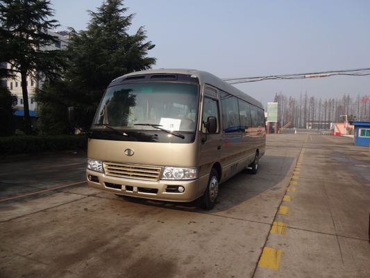 中国 ディーゼル前部エンジン30の乗りのミニバス広いボディ商業実用的な車 サプライヤー