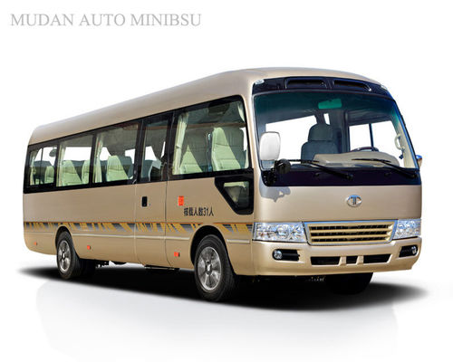 中国 手動変速機の観光旅行バス/ISUZUエンジン19の乗客バス サプライヤー