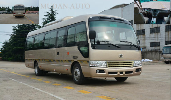 中国 サービス装置との低い床10の座席都市バスのコースター6Mの長さKm/h 110 サプライヤー