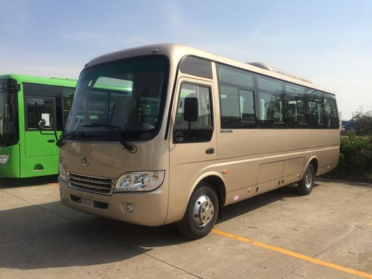 中国 ディーゼル右ドライブ星のミニバス2x1の座席整理のコースター小型都市バス サプライヤー