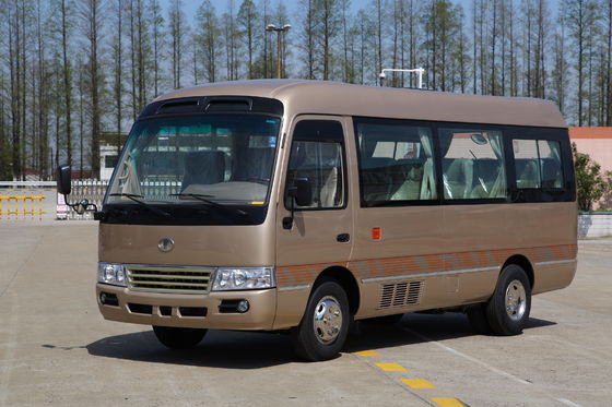 中国 スタッフ車のエアコンのコースターのミニバス ツーリスト都市TRANSバス3308mmホイール・ベース サプライヤー