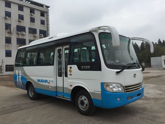 中国 SKD/CKDディーゼル小型バス19 乗りのミニバスの公共事業3300mmのホイール・ベース サプライヤー