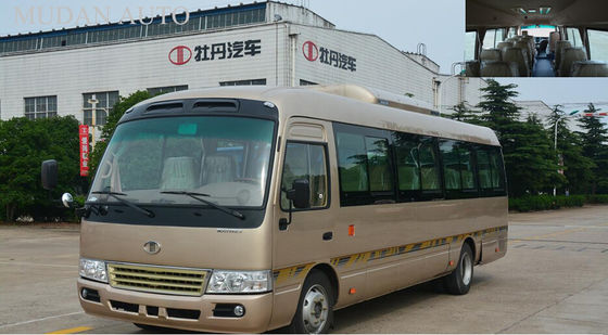 中国 ユーロIIIの標準のエア ブレーキRHDの観光事業の星のミニバス モデル コーチ バス サプライヤー